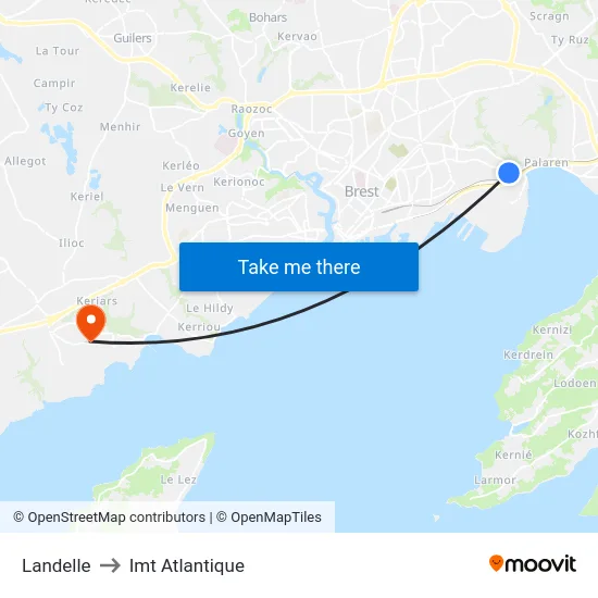 Landelle to Imt Atlantique map