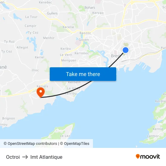 Octroi to Imt Atlantique map