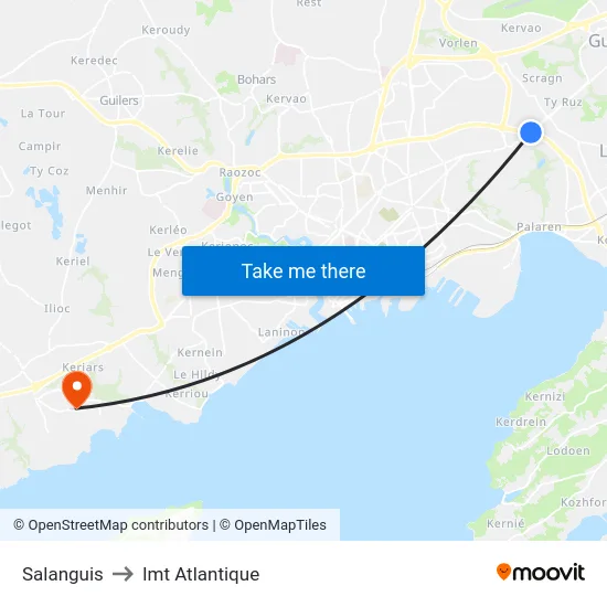 Salanguis to Imt Atlantique map
