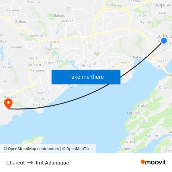 Charcot to Imt Atlantique map