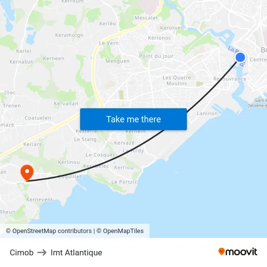 Cimob to Imt Atlantique map