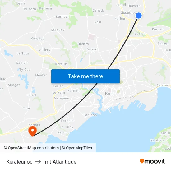 Keraleunoc to Imt Atlantique map