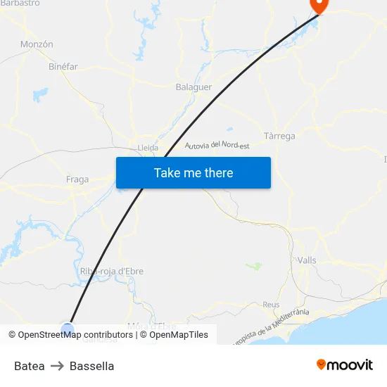 Batea to Bassella map