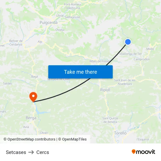 Setcases to Cercs map