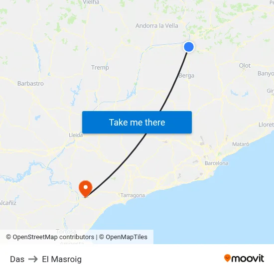 Das to El Masroig map