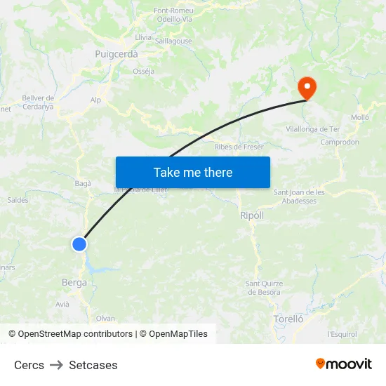 Cercs to Setcases map