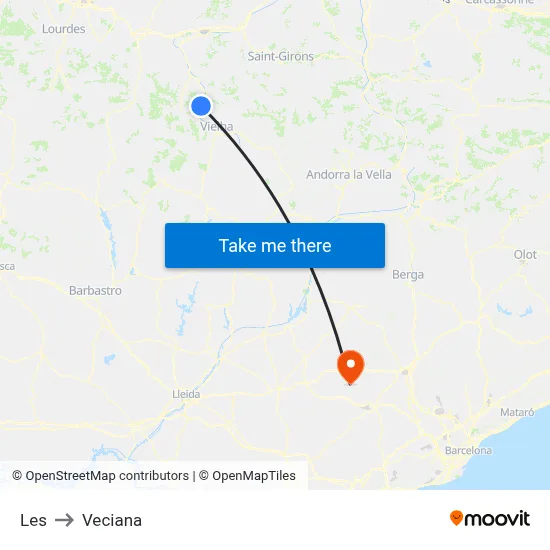 Les to Veciana map