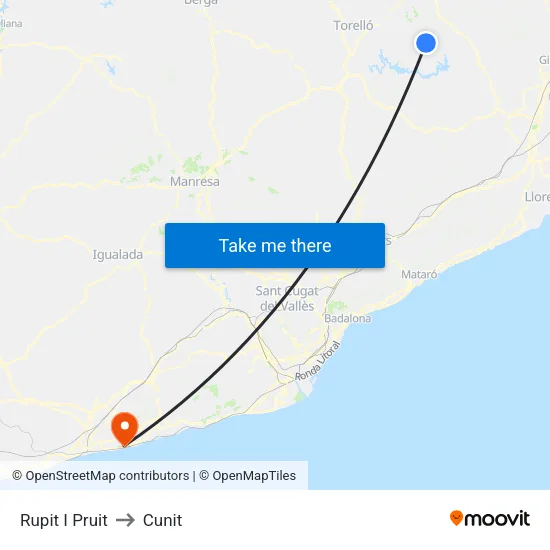 Rupit I Pruit to Cunit map