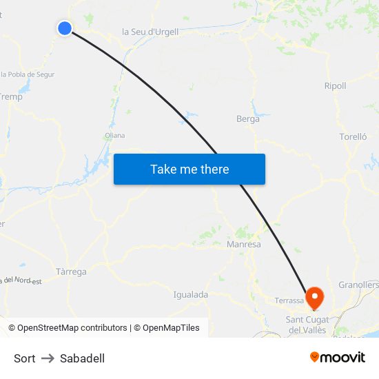 Sort to Sabadell map