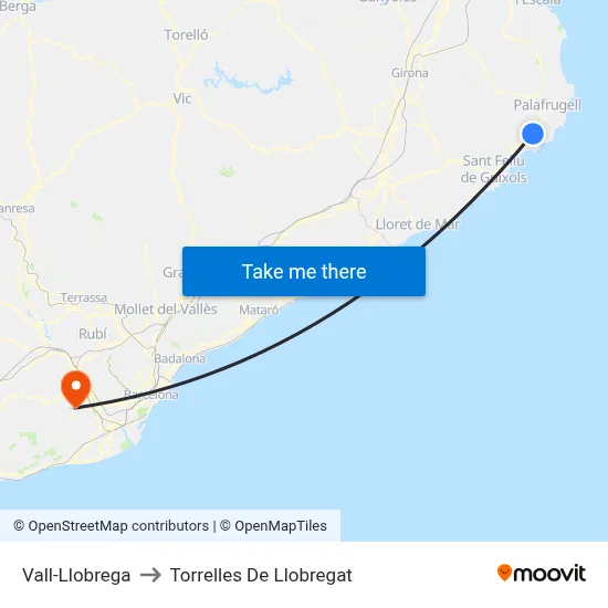 Vall-Llobrega to Torrelles De Llobregat map