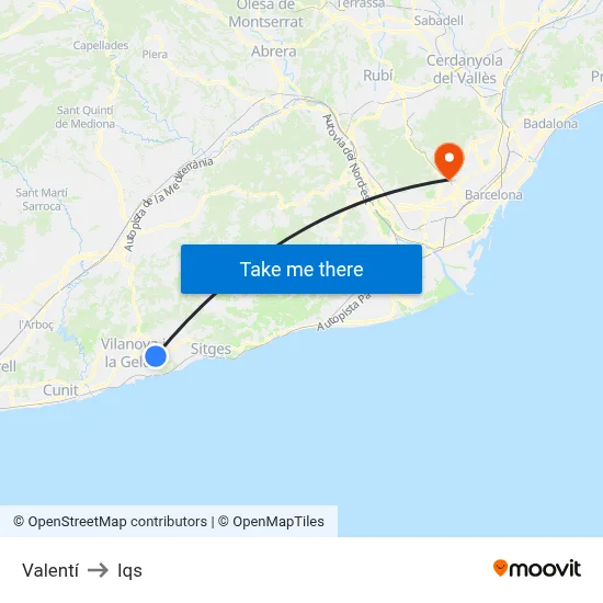 Valentí to Iqs map