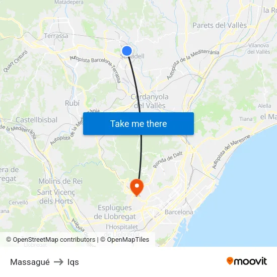 Massagué to Iqs map