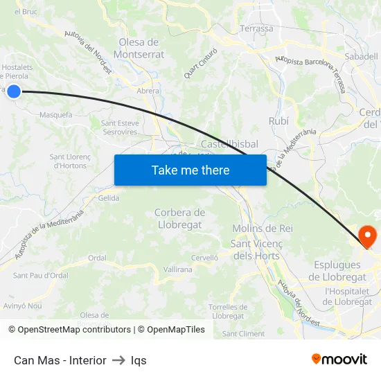Can Mas - Interior to Iqs map