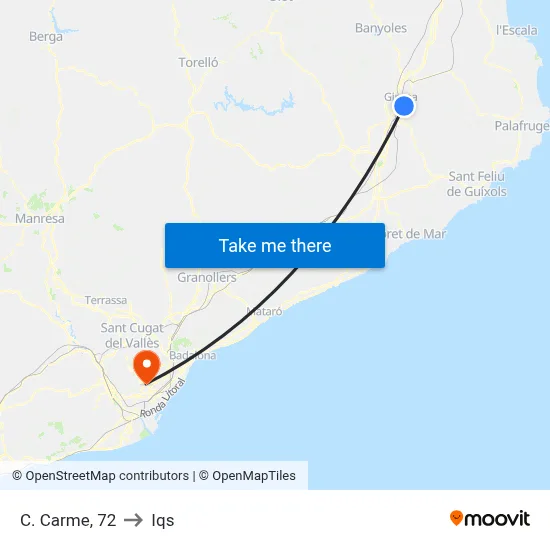 C. Carme, 72 to Iqs map