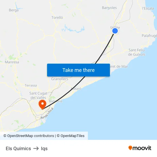 Els Químics to Iqs map