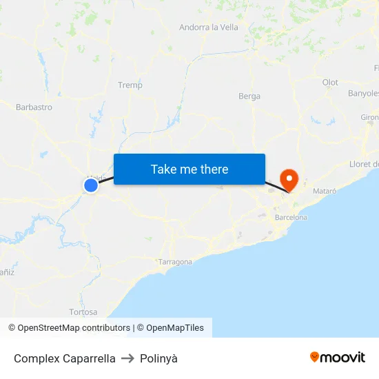 Complex Caparrella to Polinyà map