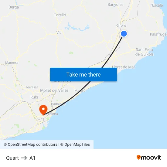 Quart to A1 map