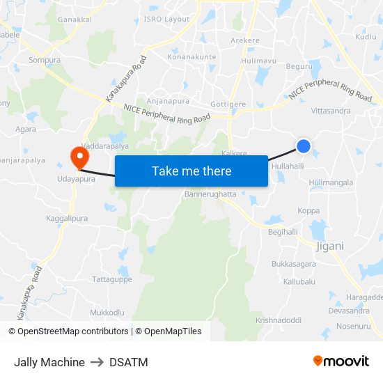 Jally Machine to DSATM map