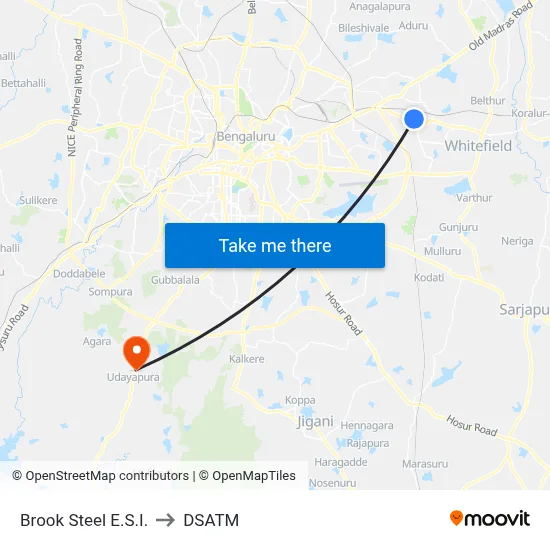 Brook Steel E.S.I. to DSATM map