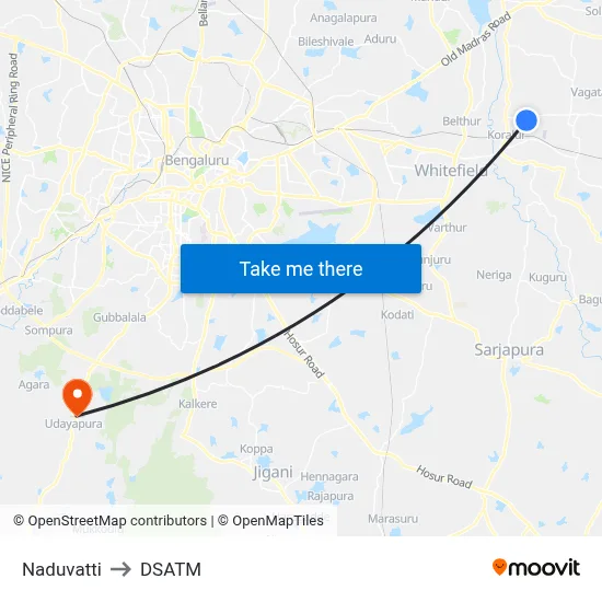 Naduvatti to DSATM map
