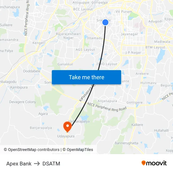 Apex Bank to DSATM map