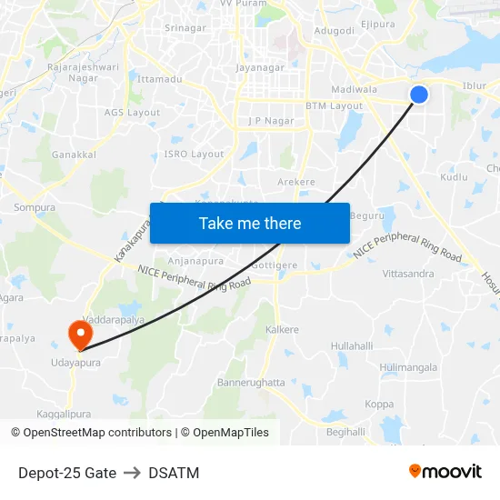 Depot-25 Gate to DSATM map