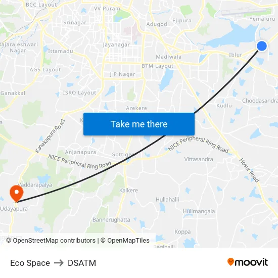 Eco Space to DSATM map