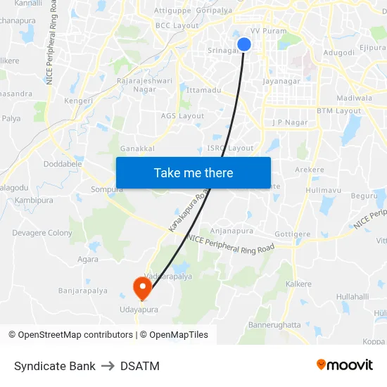 Syndicate Bank to DSATM map