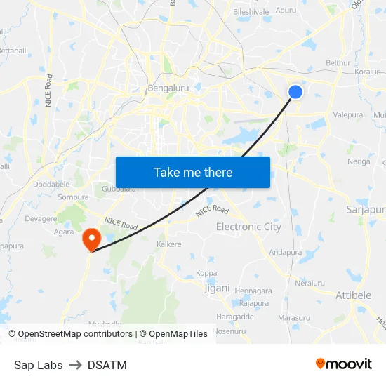 Sap Labs to DSATM map