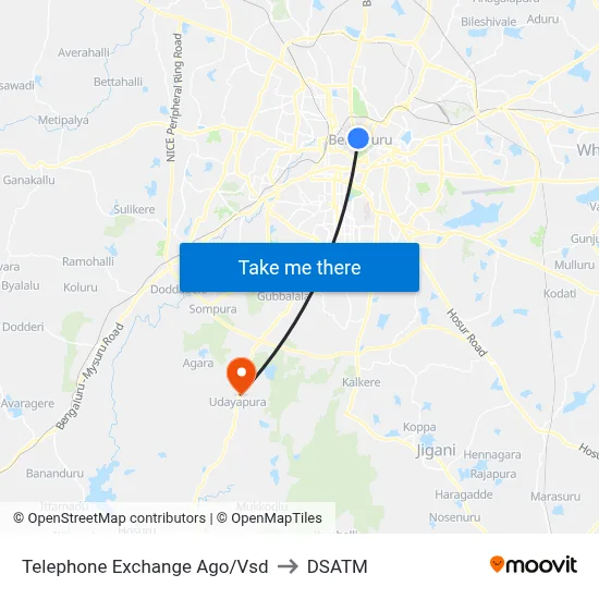 Telephone Exchange Ago/Vsd to DSATM map