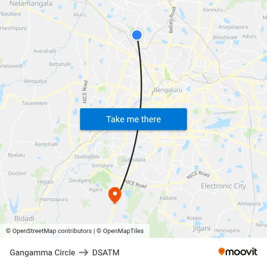 Gangamma Circle to DSATM map
