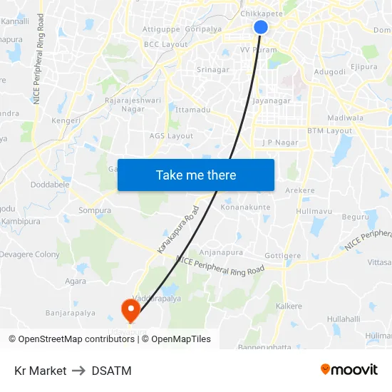 Kr Market to DSATM map