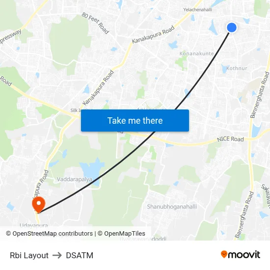 Rbi Layout to DSATM map