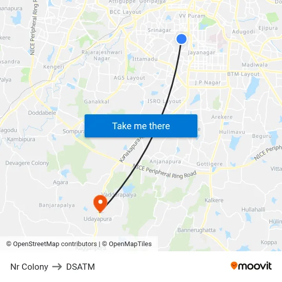 Nr Colony to DSATM map
