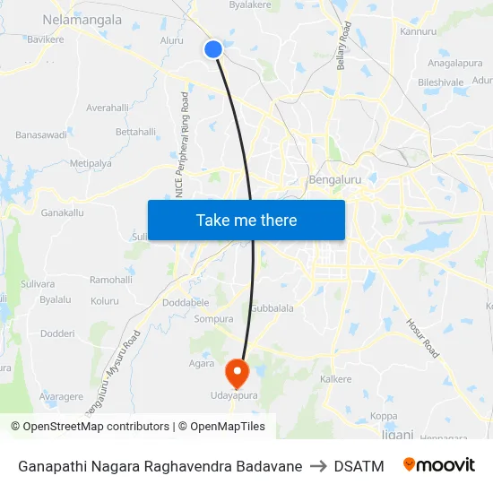 Ganapathi Nagara Raghavendra Badavane to DSATM map