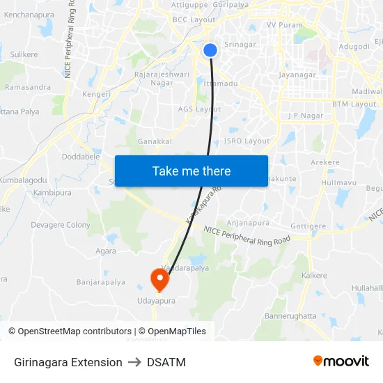 Girinagara Extension to DSATM map