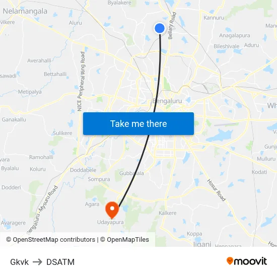 Gkvk to DSATM map