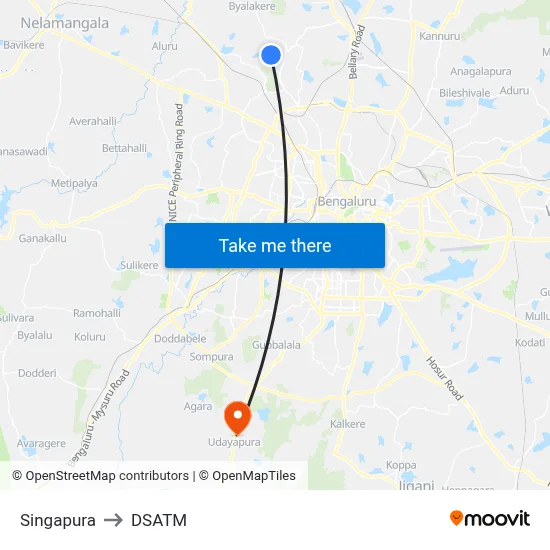 Singapura to DSATM map
