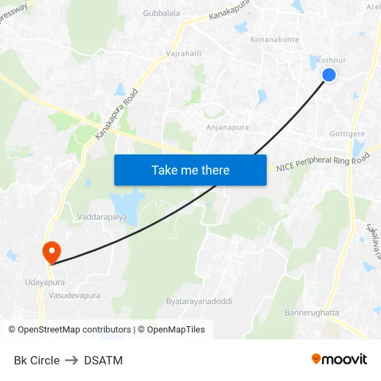 Bk Circle to DSATM map