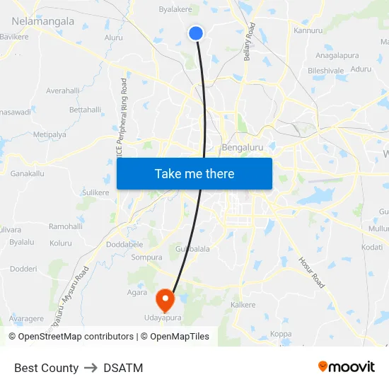 Best County to DSATM map