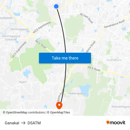 Ganakal to DSATM map