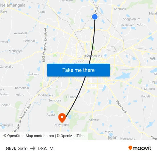 Gkvk Gate to DSATM map