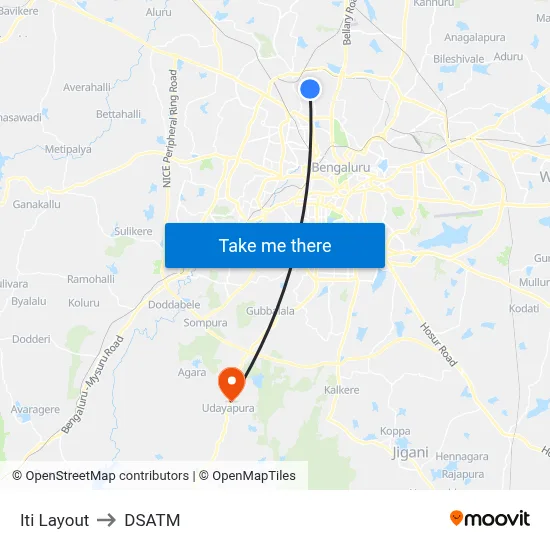 Iti Layout to DSATM map