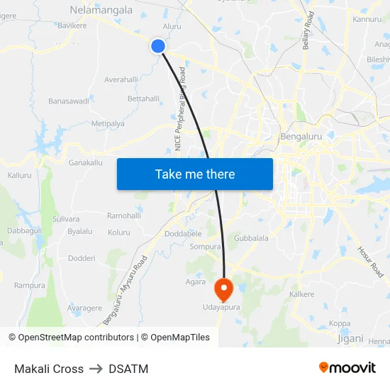 Makali Cross to DSATM map