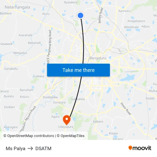 Ms Palya to DSATM map