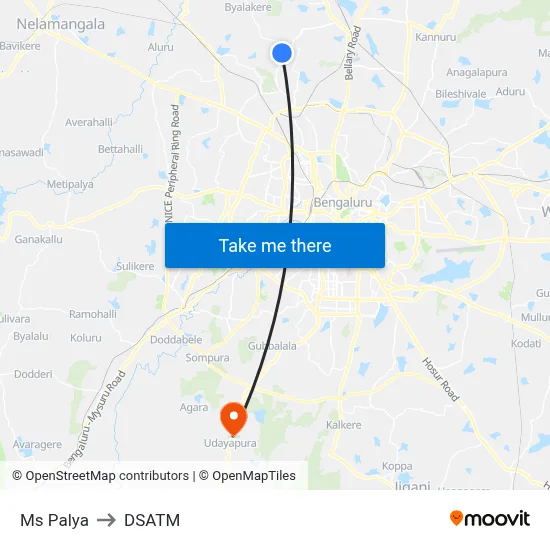 Ms Palya to DSATM map