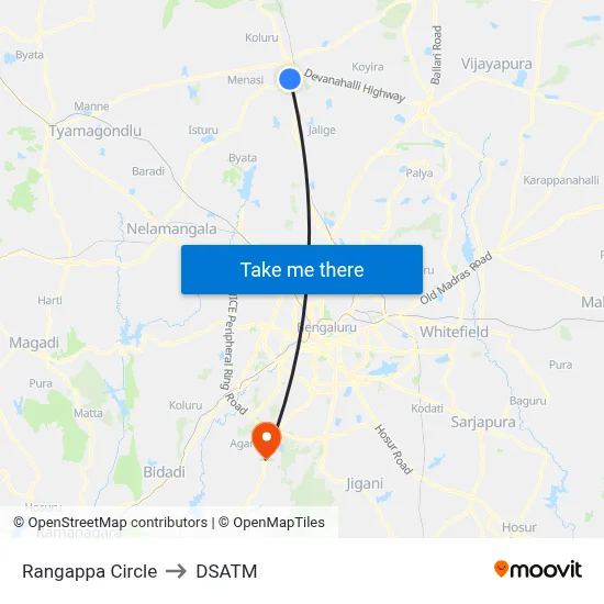 Rangappa Circle to DSATM map