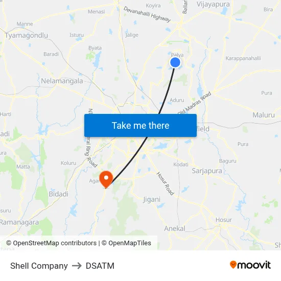 Shell Company to DSATM map