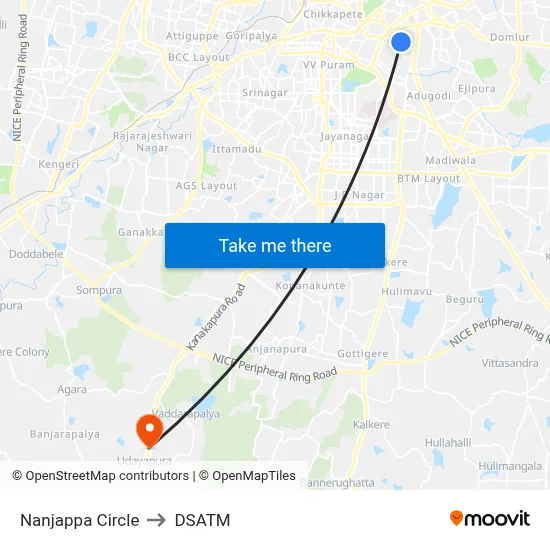 Nanjappa Circle to DSATM map