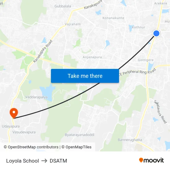 Loyola School to DSATM map